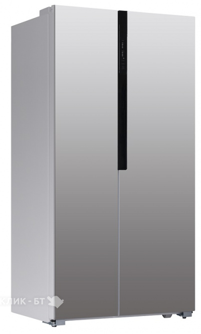 Холодильник ASCOLI ACDS520W (серебристый)