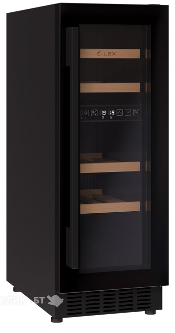 Винный шкаф LEX LWD3017BL dual zone