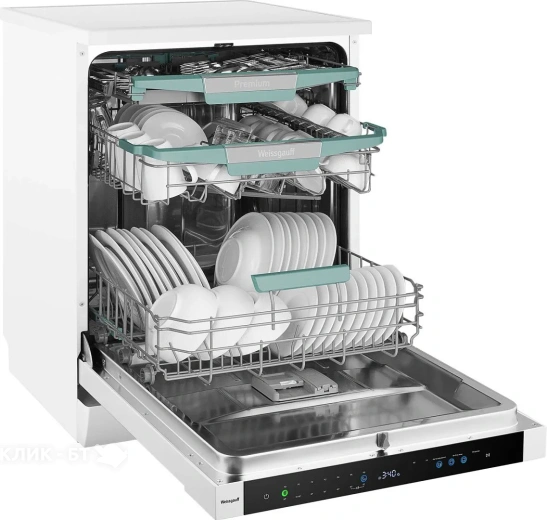 Посудомоечная машина WEISSGAUFF DW 6114 Inverter Touch AutoOpen White