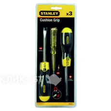 Набор из 3-х отверток "cushiongrip" STANLEY 0-65-012