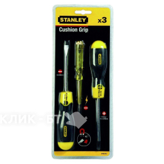 Набор из 3-х отверток "cushiongrip" STANLEY 0-65-012