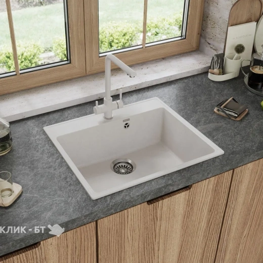 Кухонная мойка MAUNFELD Perla 580 MFQS-580W кремовый