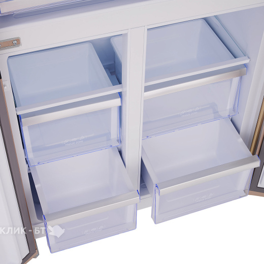 Холодильник TESLER RCD-482I BEIGE GLASS