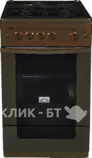 Кухонная плита ЛЫСЬВА гп 400 м2с-2у коричневый без крышки