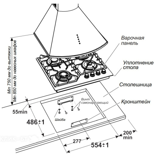 Варочная поверхность GEFEST ПВГ 2232-01 Р53