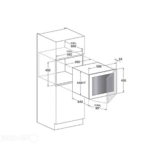 Винный шкаф KITCHENAID KCBWX 45600