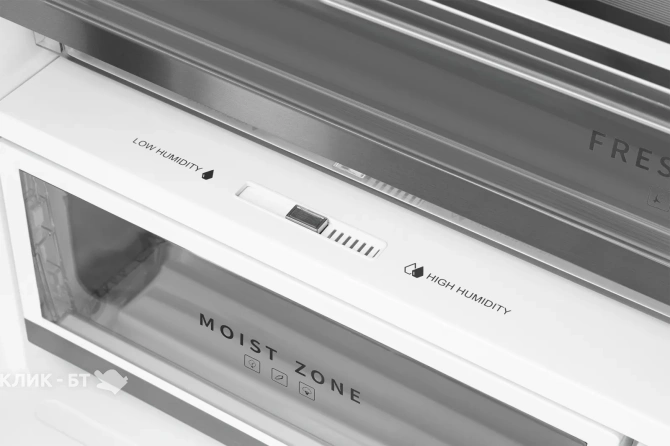 Холодильник WEISSGAUFF WCD 510 Built-in Inverter NoFrost Сhampagne Glass