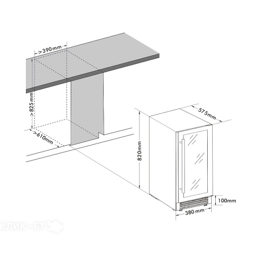 Винный шкаф CELLAR PRIVATE CP027-2T