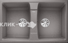 Кухонная мойка Blanco LEXA 8 SILGRANIT PuraDur алюметаллик гранит 524962