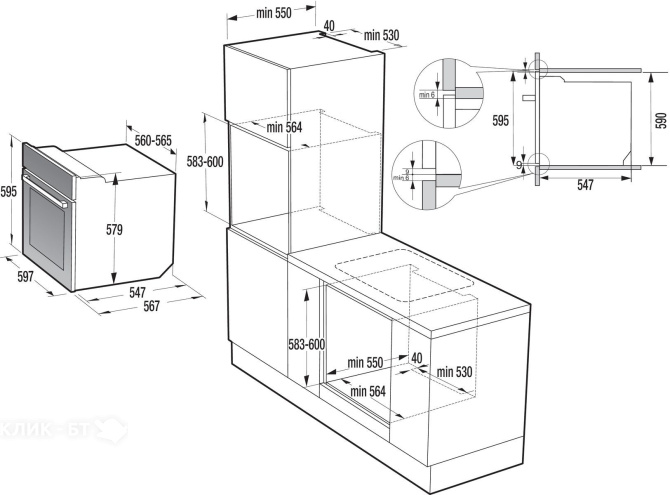 Духовой шкаф Gorenje GP 556X