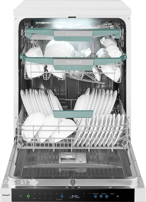 Посудомоечная машина WEISSGAUFF DW 6114 Inverter Touch AutoOpen White