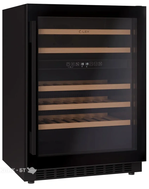 Винный шкаф LEX LWD6046BL dual zone