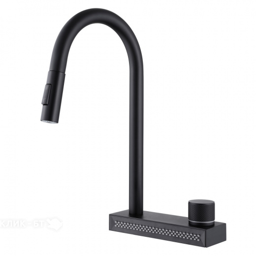 Смеситель ABBER Wasser Kreis AF8114B черный матовый