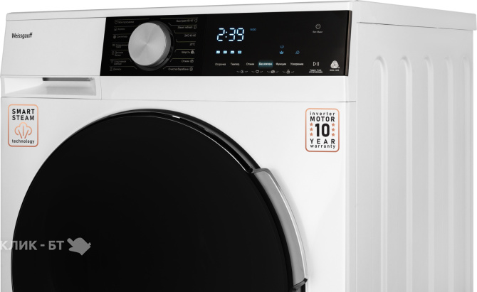 Стиральная машина WEISSGAUFF WM 47147 DC Inverter Steam