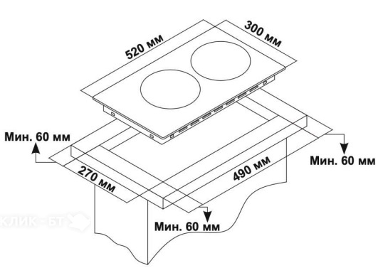 Варочная поверхность DELVENTO V30V20W088