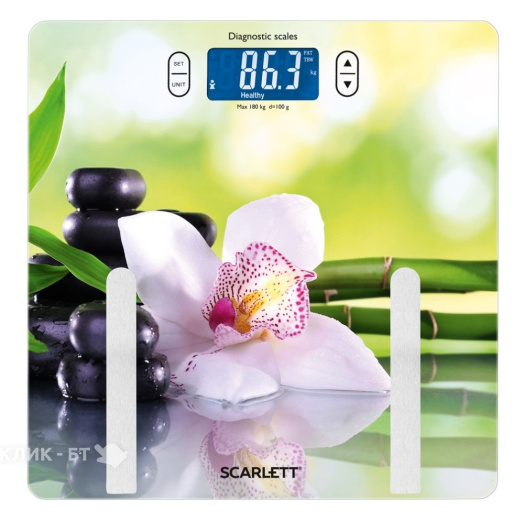 Весы напольные SCARLETT SC-BS33E041 розовый