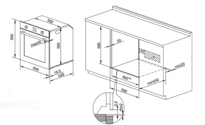 Духовой шкаф HIBERG VM 6392 BR