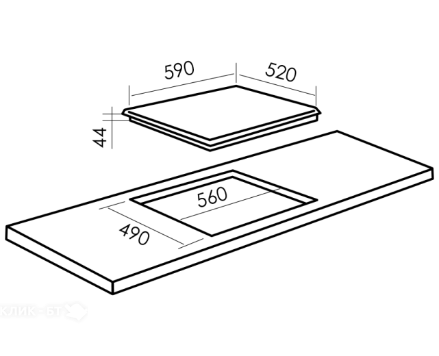 Варочная поверхность MBS PE-603WH