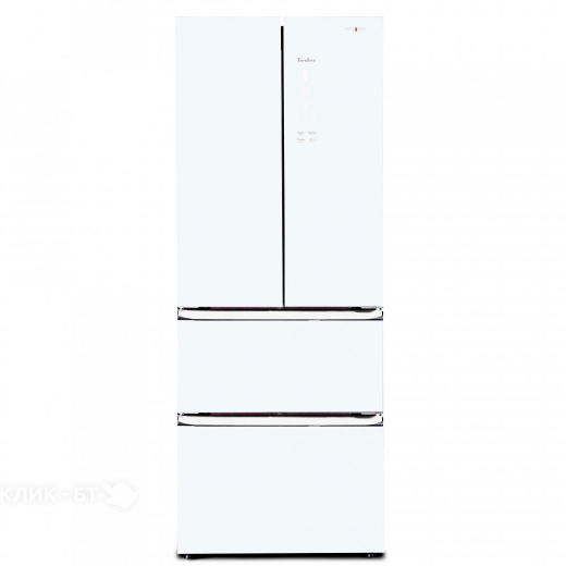 Холодильник TESLER RFD-361I WHITE GLASS