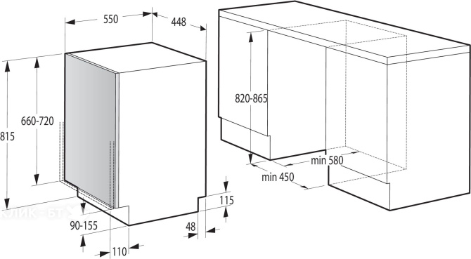 Посудомоечная машина GORENJE GV520E10