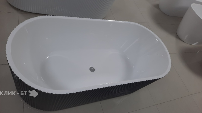 Ванна FRANK F6103 White+Black