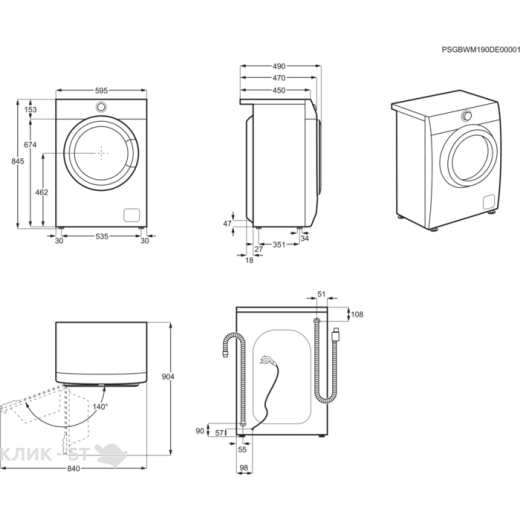 Стиральная машина Electrolux EW6S4 R27BI