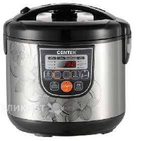 Мультиварка Centek CT-1498 черный/сталь