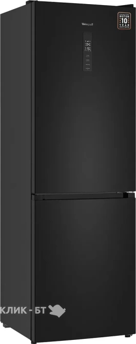 Холодильник WEISSGAUFF WRK 185 Total NoFrost Inverter Black Inox
