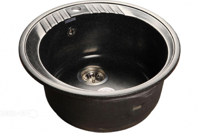 Кухонная мойка GRANFEST Rondo GF-R520 черный