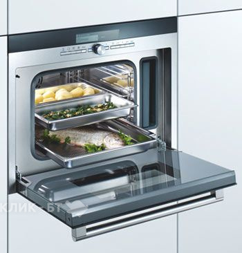 Встраиваемый паровой шкаф Siemens HB 26D552