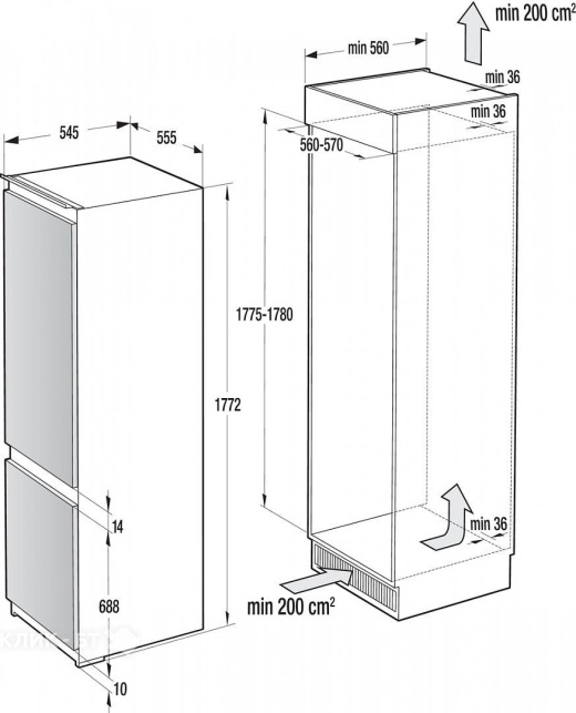 Холодильник Gorenje GDNRK 5182 A2