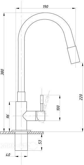 Смеситель TSARSBERG TSB-114-BL002