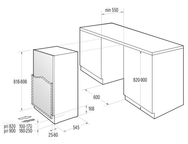 Холодильник GORENJE RIU 6091 AW 