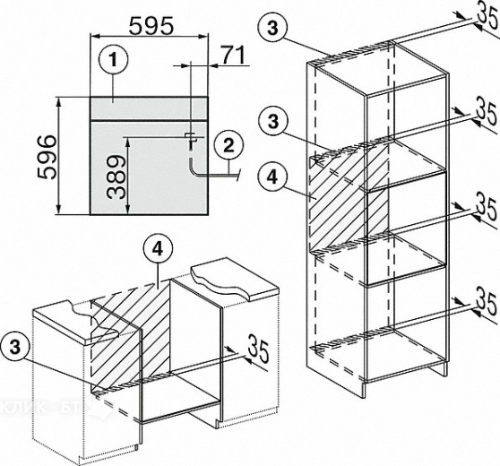 Okf5c50x схема встраивания