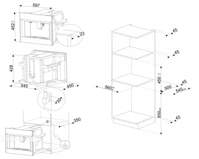 Кофемашина SMEG CMS4104B3RU