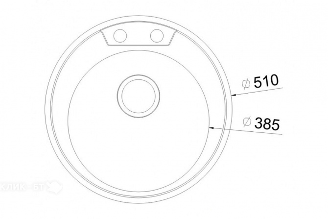 Кухонная мойка OULIN OL-R510