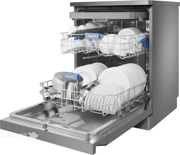 Посудомоечная машина WEISSGAUFF DW 6039 Touch Dual Wash Inox