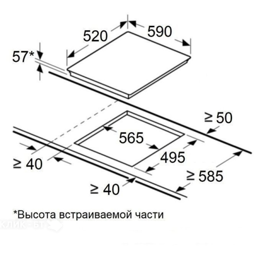 Варочная поверхность MAUNFELD CVI594MBGBR
