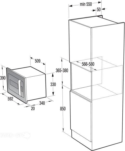 Микроволновая печь GORENJE BM 235 ORA W