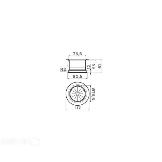 Сменная горловина для измельчителя OMOIKIRI NA-04 GB (4956820)