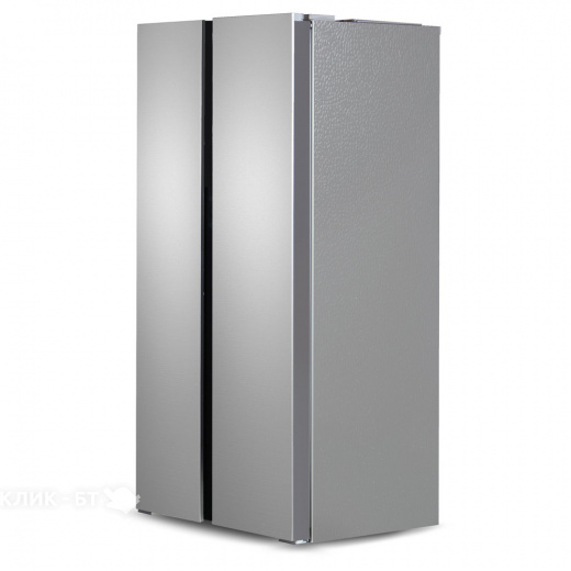 Холодильник GINZZU NFK-462 стальной