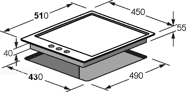 Варочная поверхность KAISER kg 4350 turbo