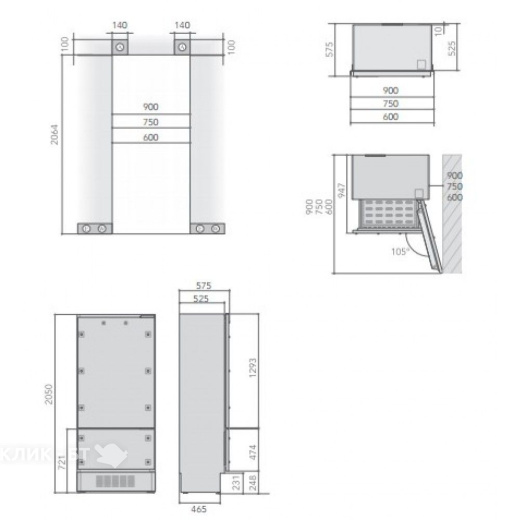 Холодильник KITCHENAID KCZCX 20900L