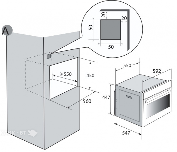 Микроволновая печь DE DIETRICH DKC4536B