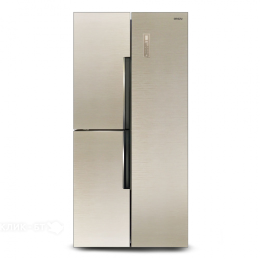 Холодильник GINZZU NFK-535 шампань