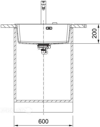 Кухонная мойка FRANKE MRG 610-54 черный (114.0661.703)