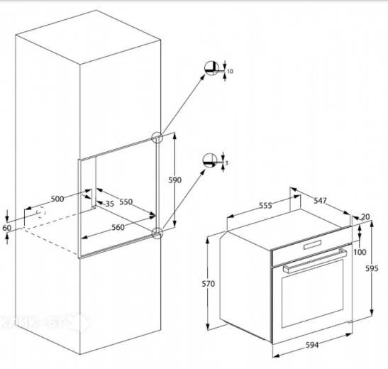 Духовой шкаф BEKO BIS 15300 X