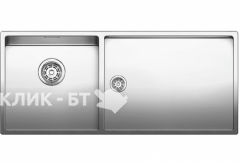 Кухонная мойка BLANCO claron 400/550-t-if/n чаша слева (517232)