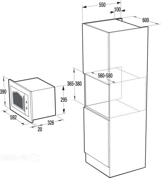 Микроволновая печь GORENJE BM 235 CLB