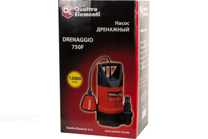 Насос QUATTRO ELEMENTI Drenaggio 750 F 771-558